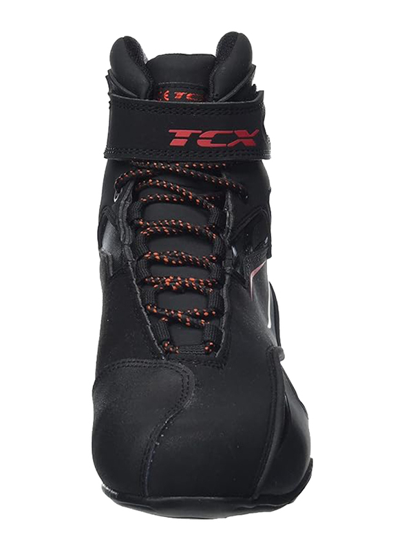 Tcx 9581w Ners Zeta Waterproof Motorcycle Boot, Size 46, Black/Red